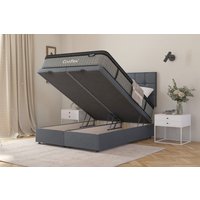 Coolflex� Hybrid ICE Mattress + Ottoman Divan Bed, Teal, End Ottoman, Small Double