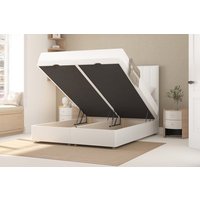 Super Firm Foam Mattress + Ottoman Divan Bed, Carbon, End Ottoman, Single