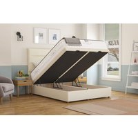 Tuft & Springs� Enchantment 1500 Mattress + Ottoman Divan Bed, Carbon, End Ottoman, Super King