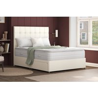 Spring King� Wool Sublime 2000 Pillow Top Mattress + Premium Divan Bed, Marine, No Drawer, Single