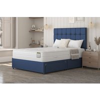 Highgrove Belmont 1000 Pocket Natural Mattress + Premium Divan Bed, Carbon, 4 Drawer, Single