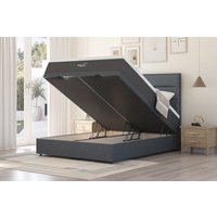 ?MLILY�? Polar 1800 Cool Gel Hybrid Mattress + Ottoman Divan Bed, Teal, End Ottoman, Super King
