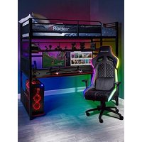 X Rocker Battlestation Bed, Mattress And Desk