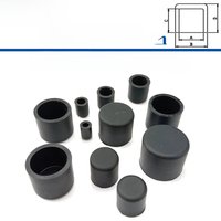 1-10Pcs Black 3mm-68.5mm Silicone Rubber Round Caps Protection Gasket Dust Seal End Cover Caps For Pipe Bolt Furniture