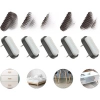 10Pcs Increase Height Furniture Glides Pads Furniture Sliders Chair Leg Movers Floor Protectors Double Nail on Furniture Pads
