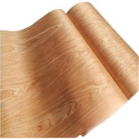 1 Roll Natural Cherry  Wood Veneer For Audio Furniture Chair Thin Handmade DIY Decorative Panel Skin Speaker Renovation