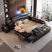 180X200CM double beds monster bed modern style Home furniture complete double bedroom luxury king sizebed 2 people Single Sun
