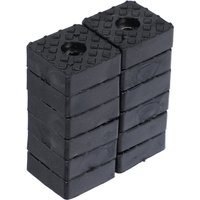 12pcs Antislip Rubber For Furniture Legs Floor Protectors Non Skid Chair Table Bed Feet Grippers Shockproof Anti Vibration Pads