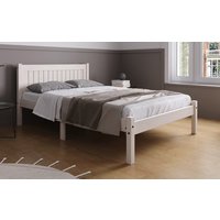 Birlea Rio Wooden Bed Frame, Double, White
