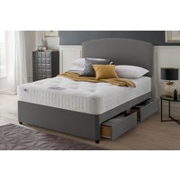 Rest Assured Venice Ortho 1400 Pocket Mattress + Premium Divan Bed, Mink, 4 Drawer, Small Double