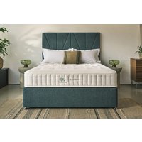 Sleepeezee Campaign for Wool Luxe 1200 Mattress + Premium Divan Bed , Cream, No Drawer, Super King