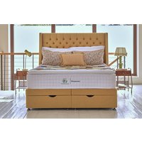 Sleepeezee Campaign for Wool Luxe 3700 Mattress + Premium Divan Bed, Mink, No Drawer, Super King