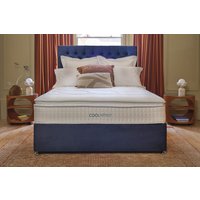 Sleepeezee Cool Refresh 3200 Memory Pillow Top Mattress + Premium Divan Bed , Marine, No Drawer, Single