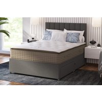 Sleepeezee Prestige Ortho Comfort Mattress + Premium Divan Bed, Cream, 4 Drawer, King Size