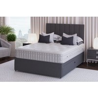 Sleepeezee Shetland Ortho Comfort Mattress + Premium Divan Bed, Carbon, 4 Drawer, Double