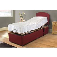 Uplift� Restore Memory Foam Adjustable Bed and Mattress Set, Mink, 2 Drawer, 90x200