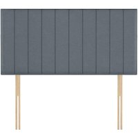 Thornton Adjustable Bed Headboard, Silver, Small Single Adjustable